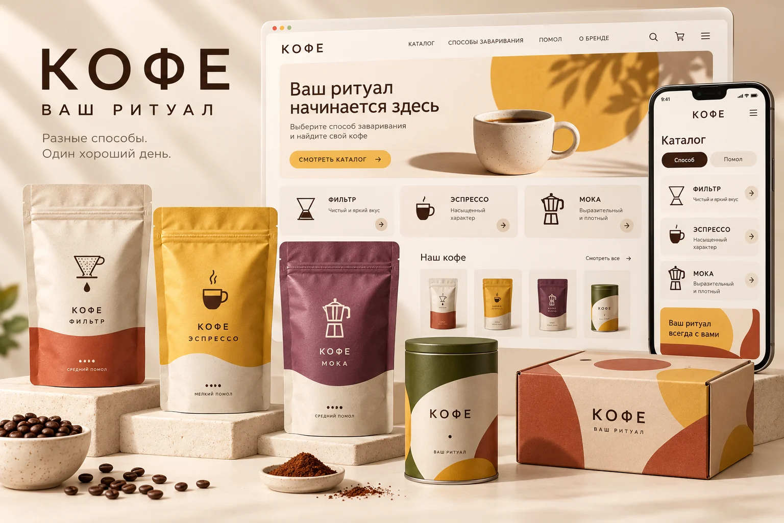 Цифровая упаковка: Кофе