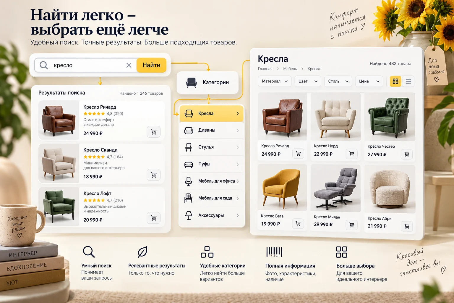 Поиск и SEO: Отвечаем на конкретный запрос покупателя.